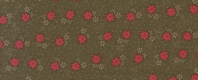 Pickwick Creations Moda A Vintage Christmas Green 9782 15